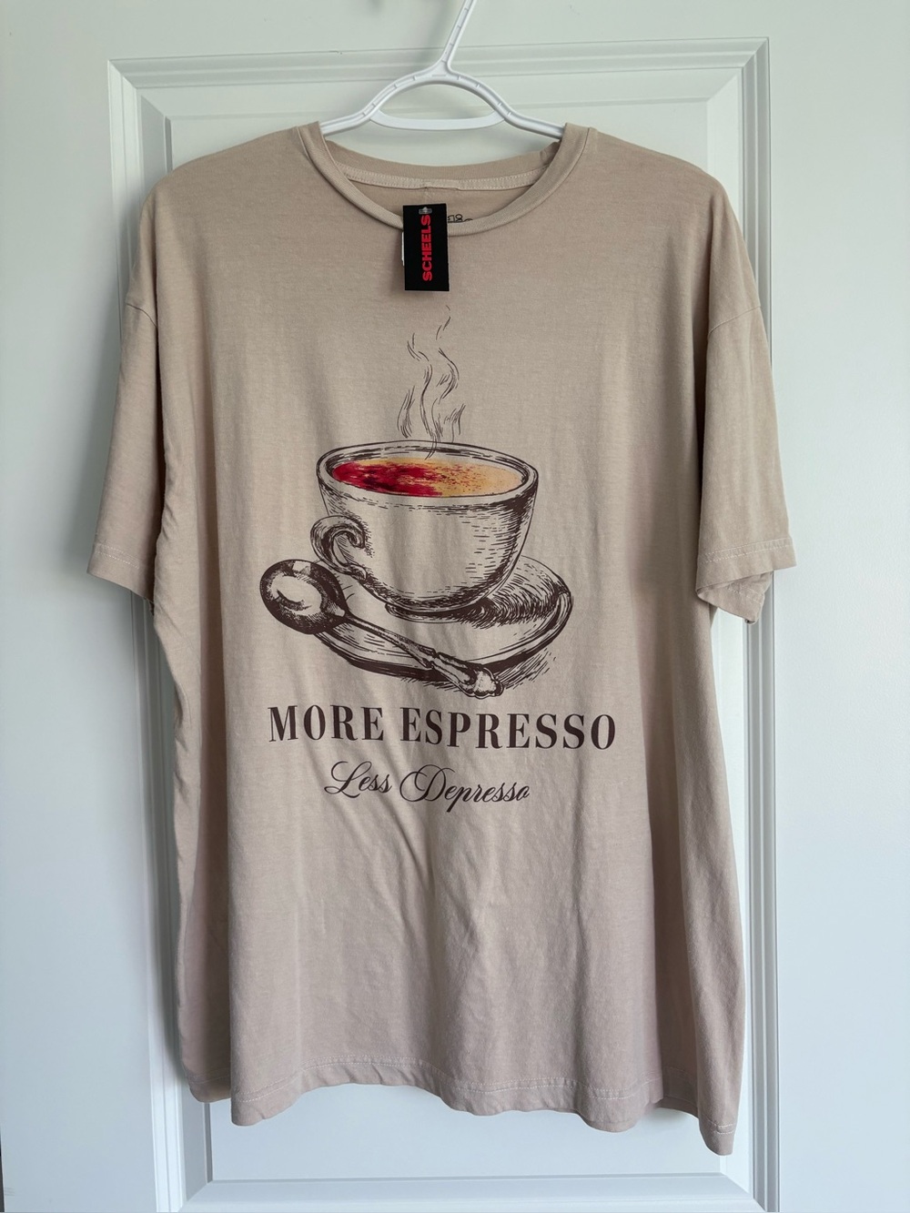 More Espresso T shirt - women’s large